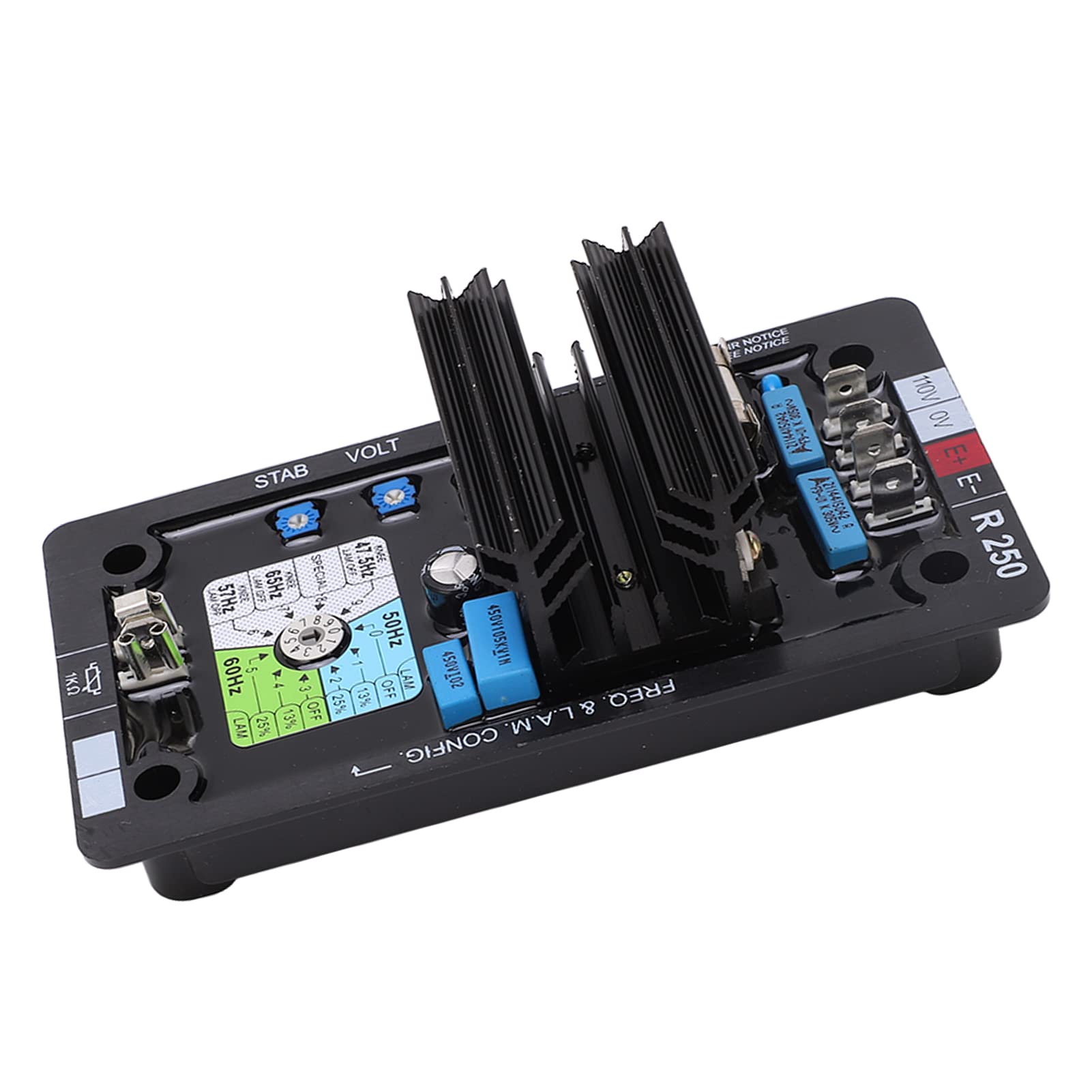 Hilitand Automatic Voltage Regulator R250 Volt Regulator Module Single Phase 2 Wire AVR Board