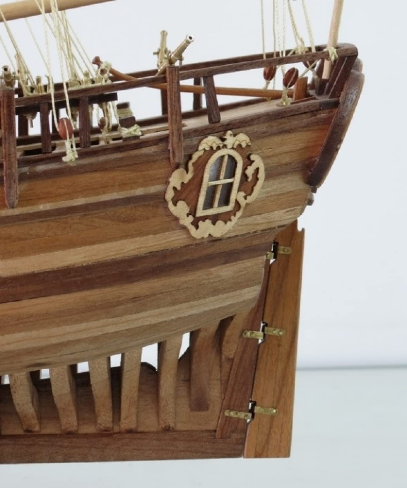 SIourso Schiffsmodell Full Ribs Holzschiffsmodell Im Maßstab 1/50 Hms Halifax 1775 Schiffsmodellbausätze