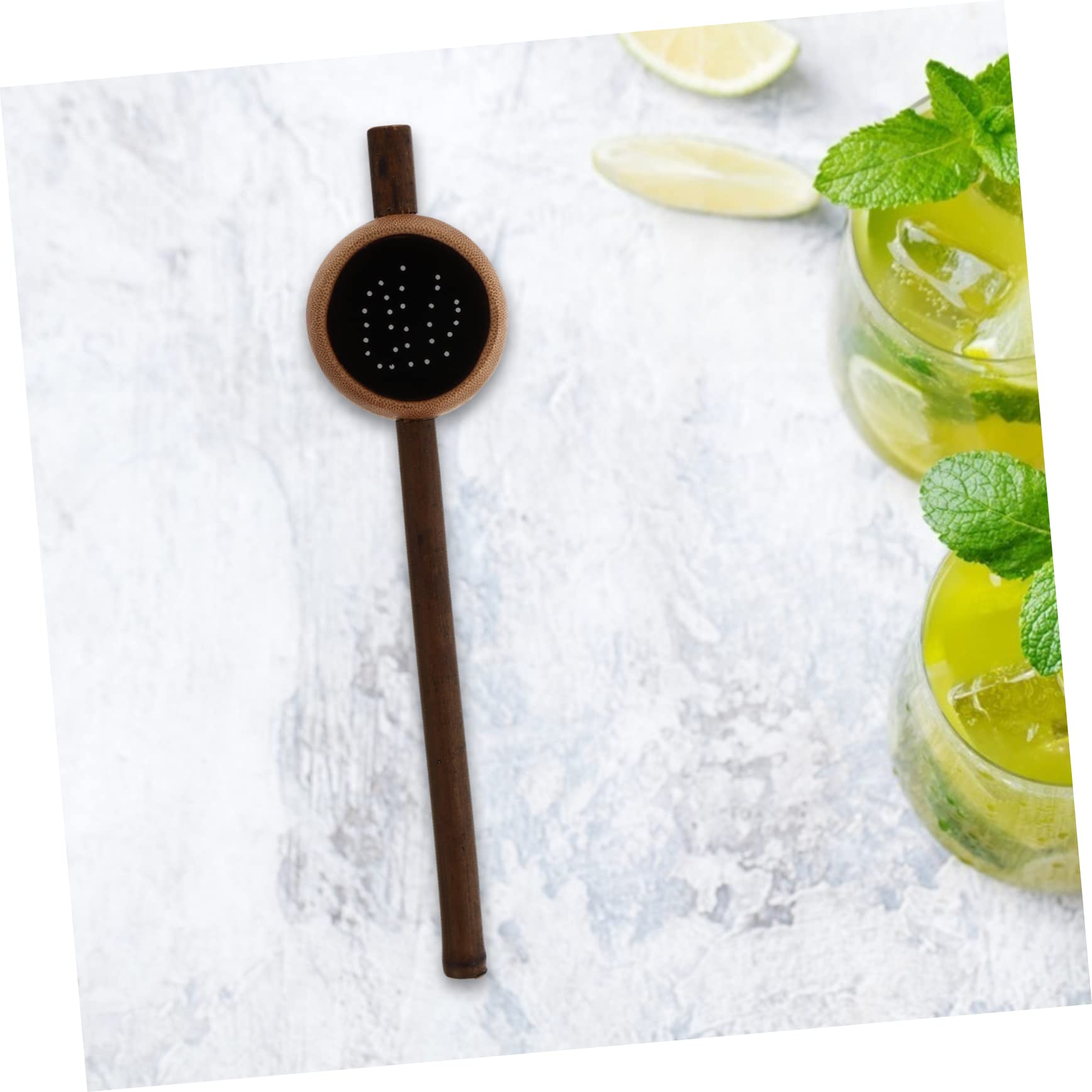 SOLUSTRE 1Pc Portable Tea Strainer Tea Infuser for Loose Leaf Tea and Tea Colander present for Tea Lovers