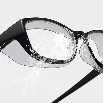 訳アリ・破損品‼️】老眼鏡 花粉対策 メガネ +4.00 ブラック Amazon.co