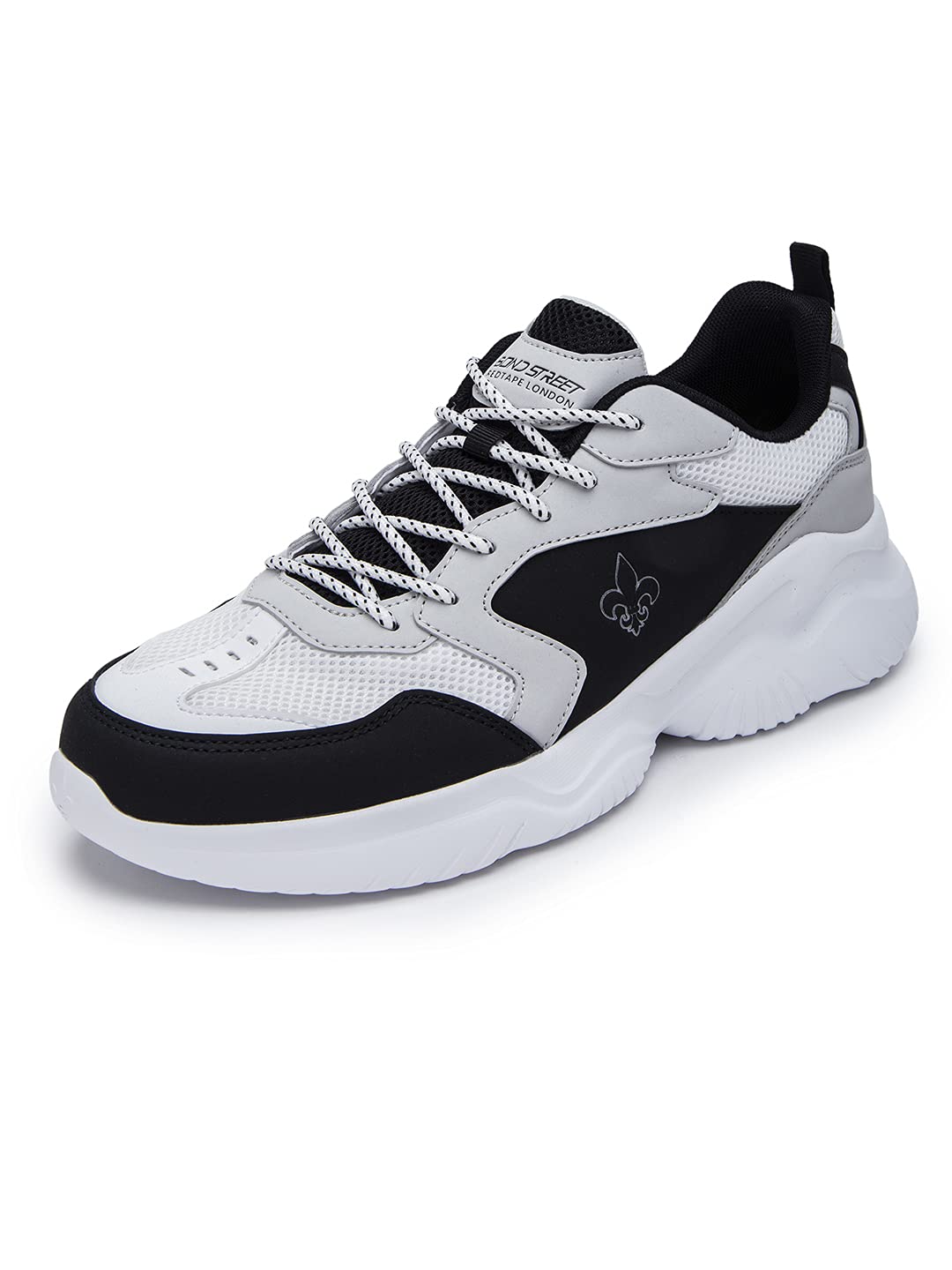 By Red Tape Erkek BSE067 Sneaker, Siyah, 40 EU