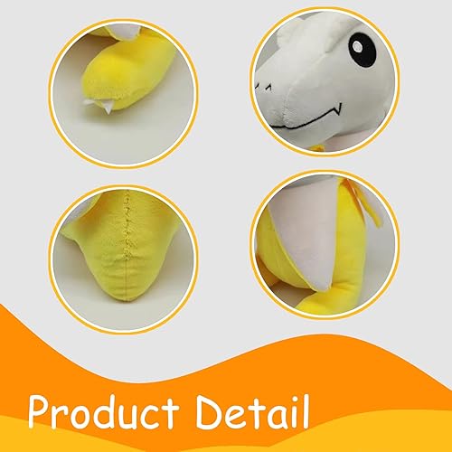Miniatura 3 de Krytons Bananasaurus Rex - Peluche de dinosaurio, animal de peluche de dinosaurio abrazable, peluche de plátano para niños, fanáticos de Dino-Mite