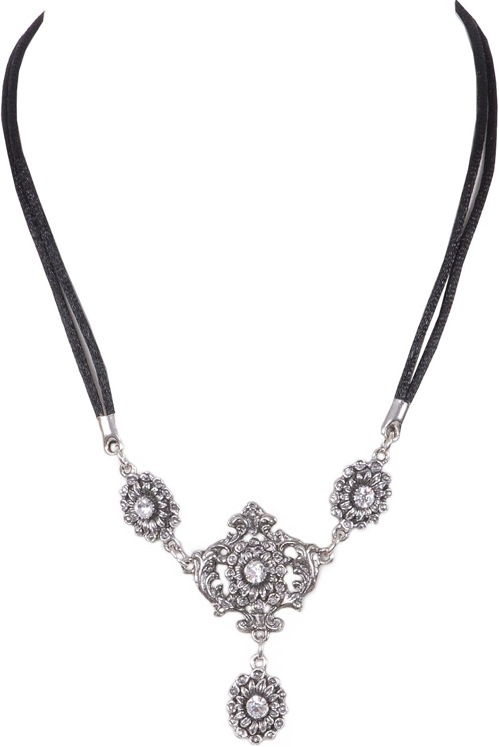 HAZMA Trachtenschmuck Set - Dirndlschmuck Mit Edelweiß Anhänger