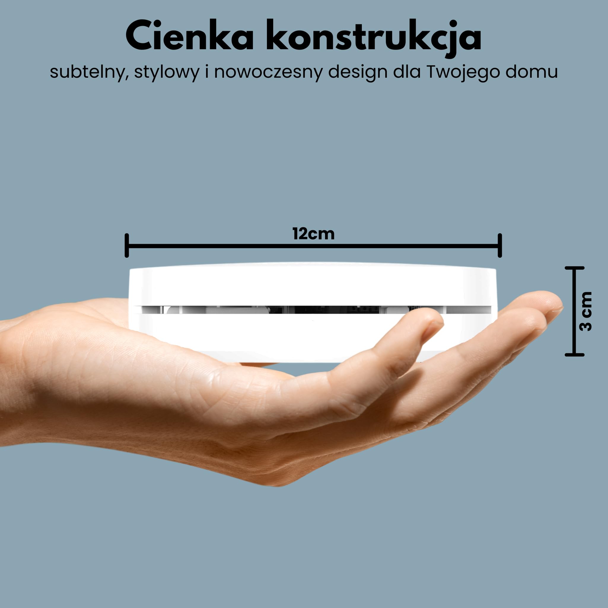 Aroha Smart Connect & Link Inteligentne WiFi Czujnik Dymu - Bateria 10 Lat - Aplikacja Tuya i Smart Life - Zestaw 5 szt.