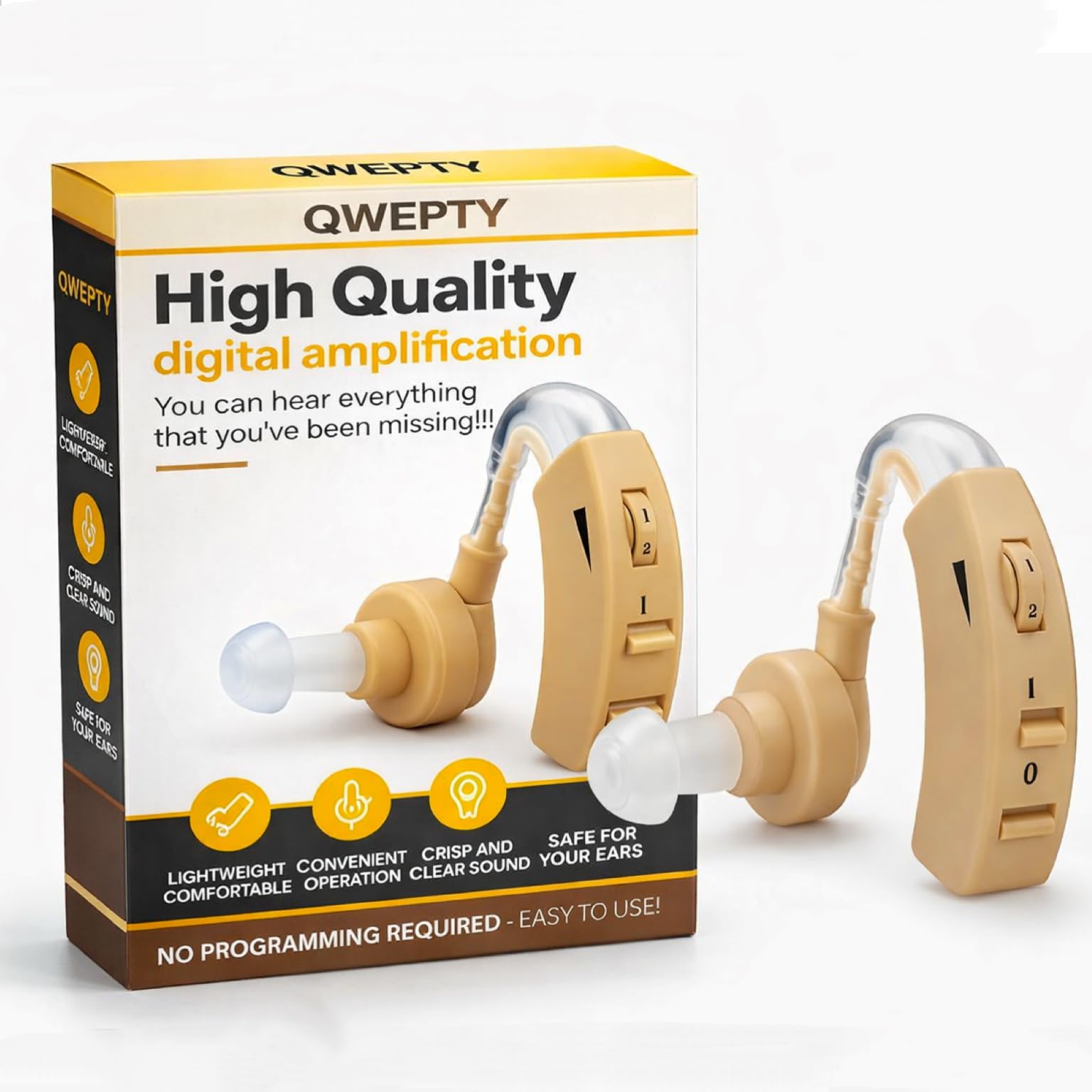 2026 Latest Ear Machine Hearing for Old Age/Hearing Aid Device for Enhanced Sound Clarity/Hearing Aid Machine/Kaan ki Machine Ear Sound Amplifier/Super Sound ear machine (Lightweight)-image-38