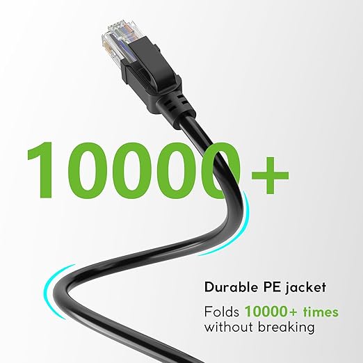 Cable Ethernet Cat6 Aqerrow 200FT Exterior Enterrable 10Gbps 550MHz Negro miniatura 8