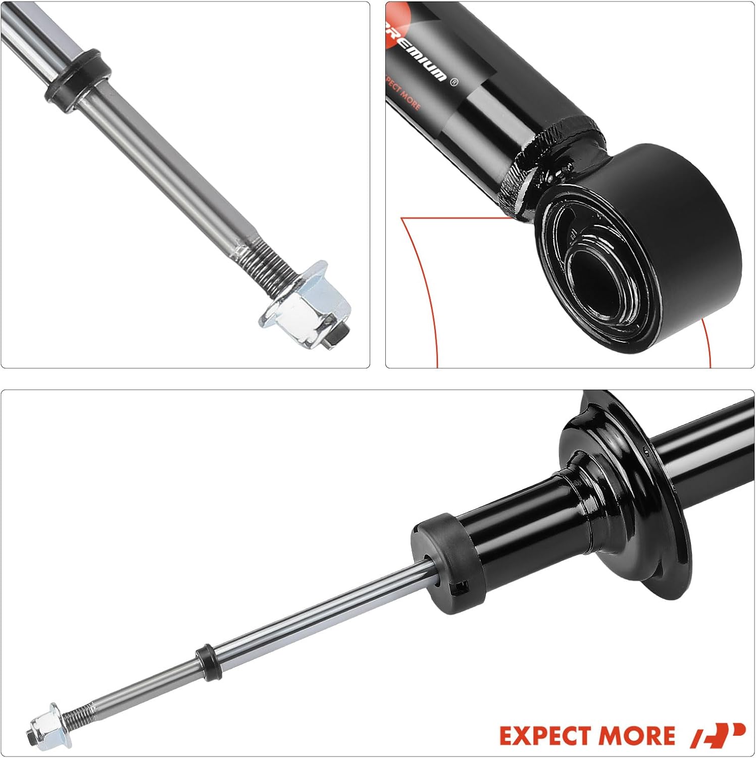 A-Premium Rear Pair (2) Strut Assembly Compatible with Infiniti Q45 1997 1998 1999 2000 2001, RWD, Driver and Passenger Side
