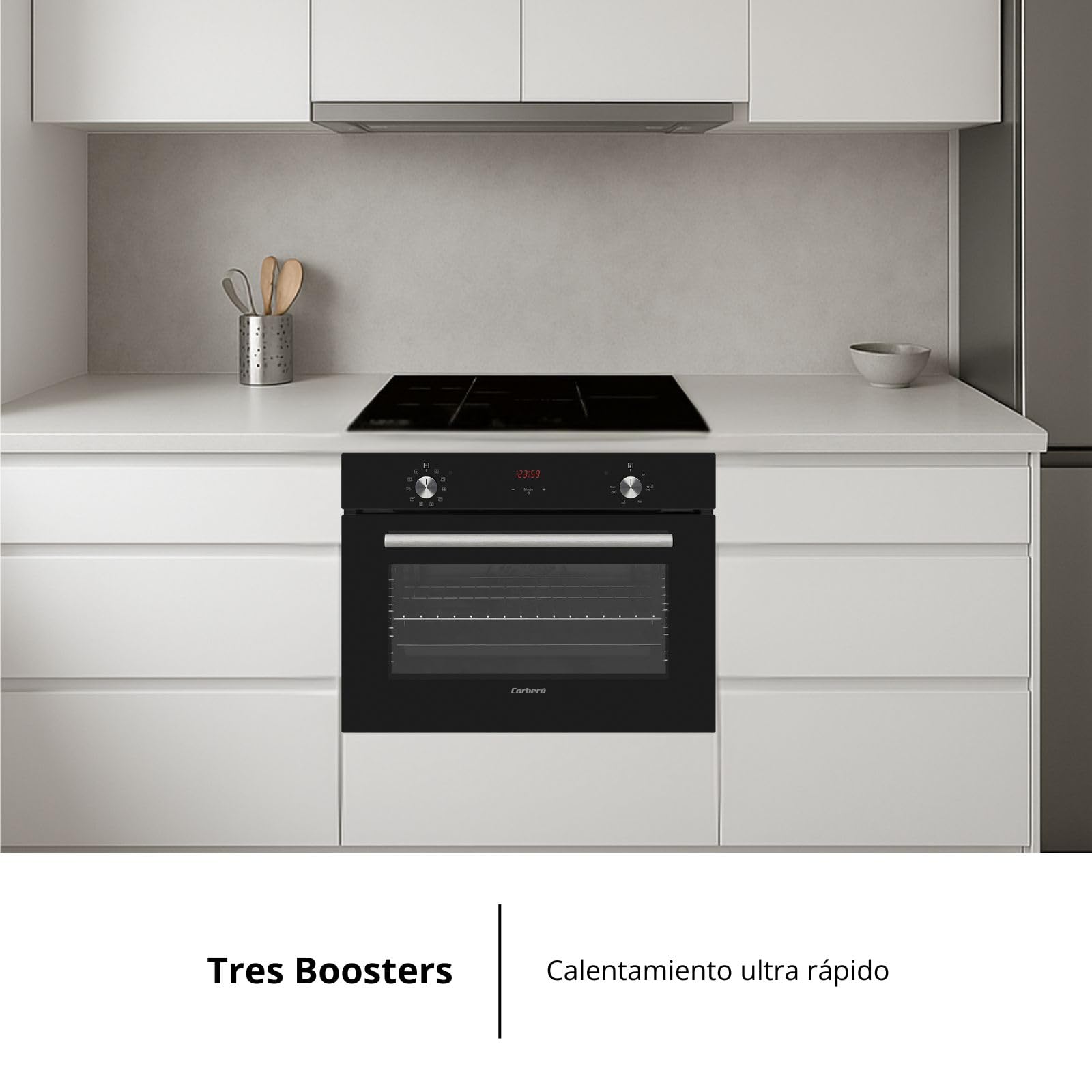 CCIM3662 | 60 cm | 3 strefy | 6200 W | 3 strefy gotowania | 3 strefy gotowania | Bardzo duża powierzchnia 29 cm | sterowanie dotykowe | Booster | timer | Blokada bezpieczeństwa | białe linie
