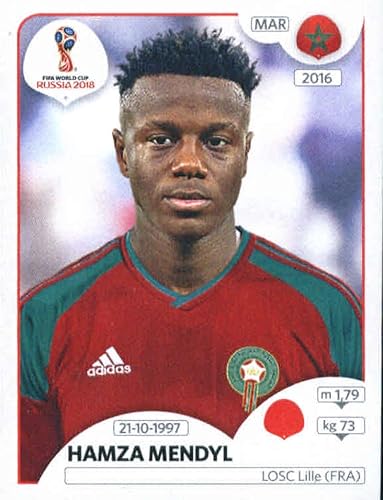 2018 Panini World Cup Stickers Russia #159 Hamza Mendyl Morocco Soccer Sticker