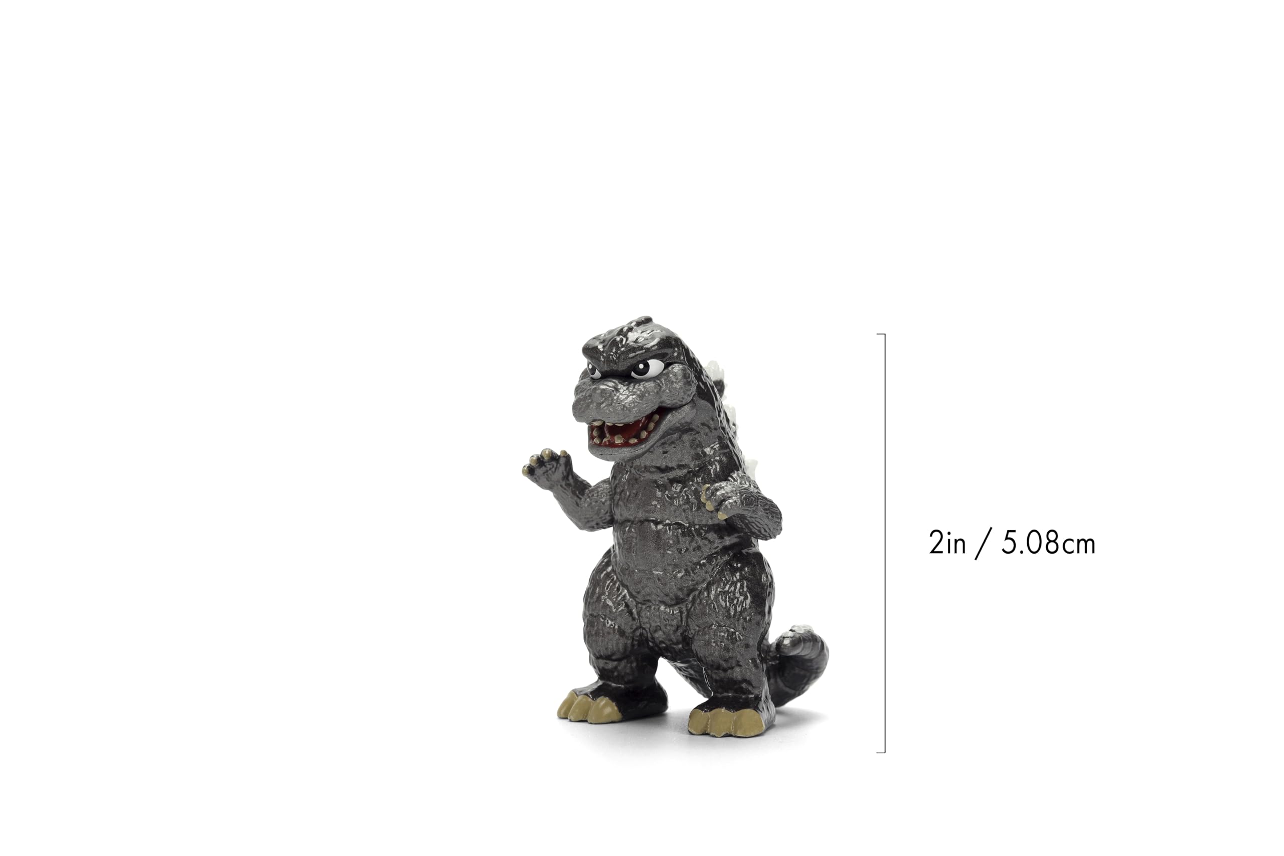 Jada Godzilla Metalfigs 4er-Pack Toho Monsters Sammelfiguren 6,3 cm Maßstab - Godzilla, Mechagodzilla, Ghidorah, Rodan Toys