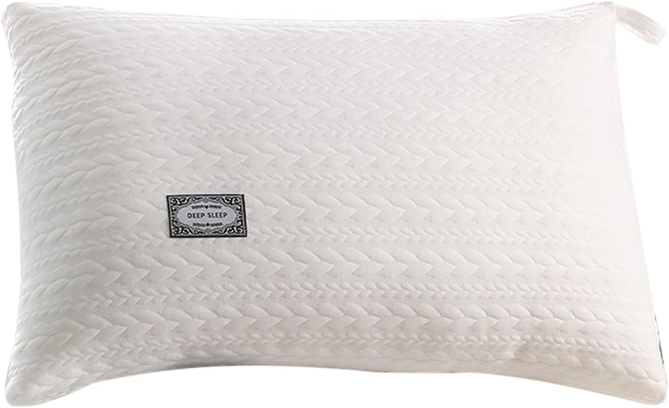 Queen Size Bed Pillows, 1pcs, Medium Density, Soft and Supportive for Back, Side, and Stomach Sleepers