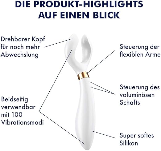 Satisfyer Partner Multifun 3, vibrador para mujeres, hombres y ...