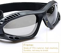 Vista 4 de Gafas de protección UV para exteriores, gafas de sol militares, gafas tácticas