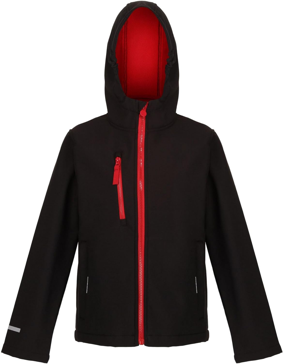 Regatta Childrens/Kids Ablaze 3 Layer Soft Shell Jacket (3-4 Years) (Black/Classic Red)