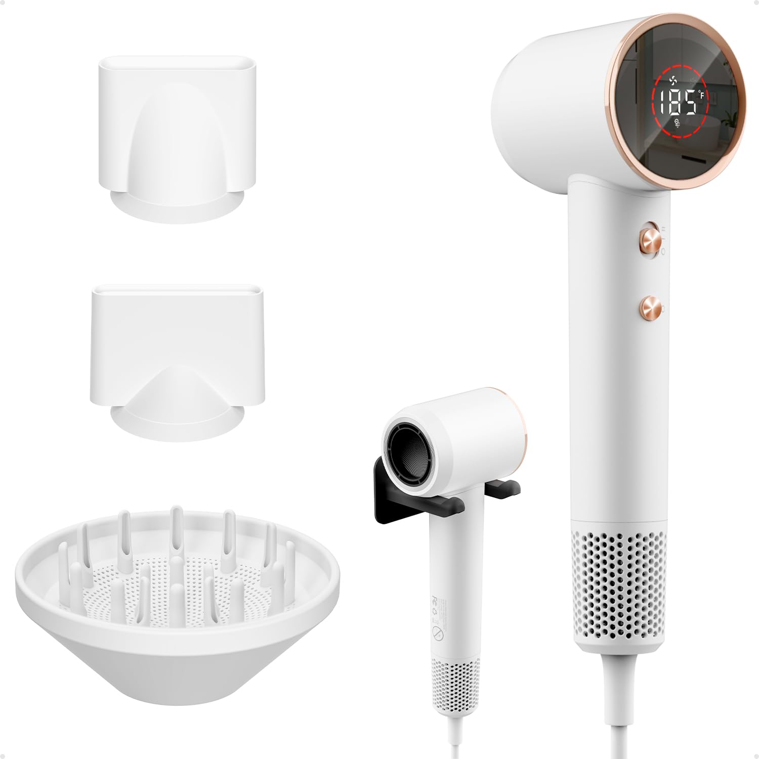 Secador de Cabello 1500W Secadora de Pelo Profesional iónico Negativos
