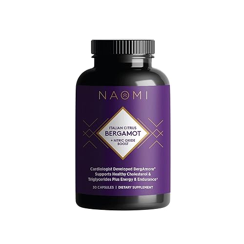 NAOMI Italian Citrus Bergamot Plus Nitric Oxide Boost, Award-Winning Cardiologist