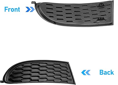 Miniatura 2 de Moonlinks Compatible con cubierta antiniebla Dodge Journey 2011-2020, bisel de la lámpara antiniebla del lado del conductor y del pasajero para