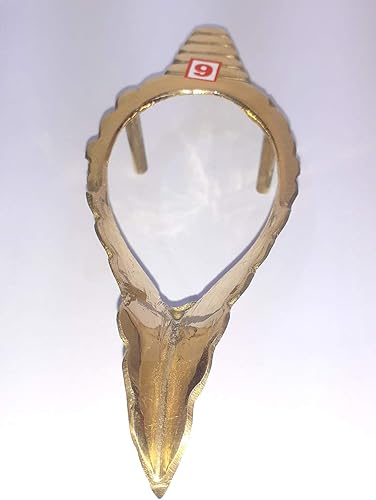 Vimal Nautical Latón Pittal Pooja Shankh Stand (dorado) Tamaño grande Tamaño grande Tamaño aproximado Material Latón Puro Color pétalo Oro para Pooja