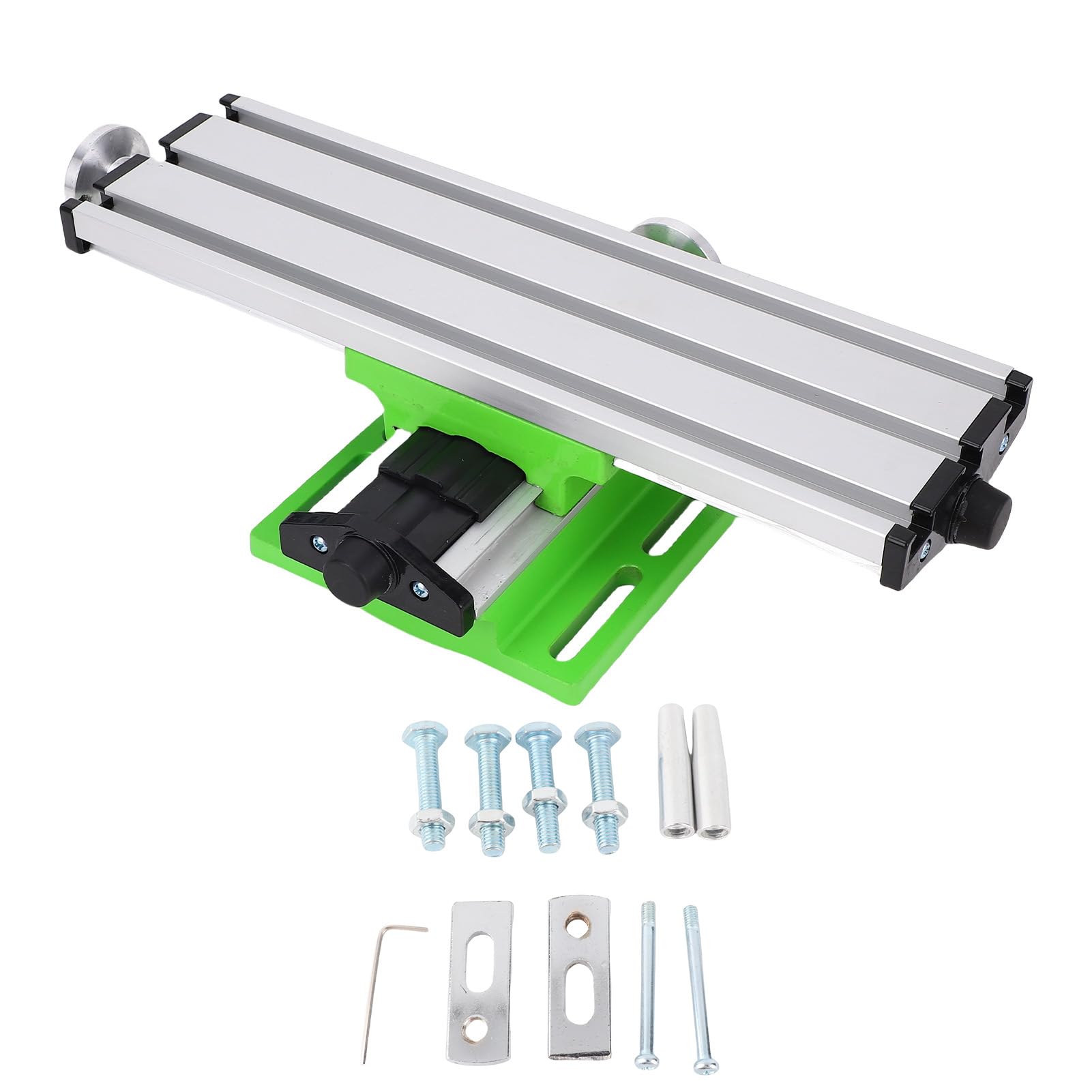 Mesa Deslizante para Taladro de Banco, Aleación de Aluminio, Mesa de Fresado Compacta para Trabajos de Precisión con en Y de 50 Mm Y X de 200 Mm para Taller en Casa