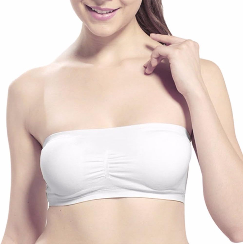 BoolavardStrapless Bra Women's Bandeau Bra Without Straps Bra Seamless Bra Tube Top Bralette