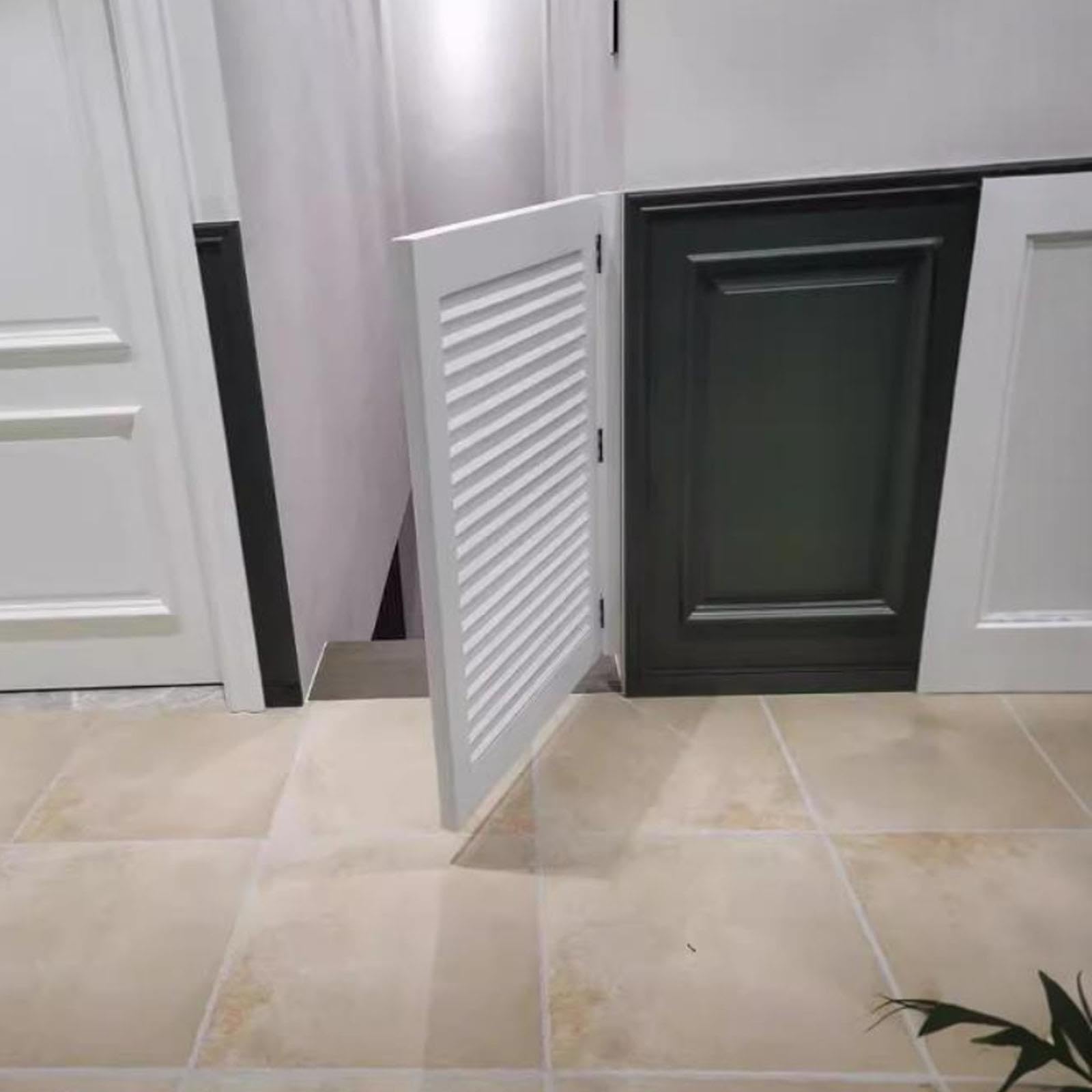 Porte battante en bois massif pour café/cuisine Porte intérieure battante | Avec 2 charnières à ressort, idéale pour couloir, cuisine, bar, pub ou entrée(W80xH90CM)