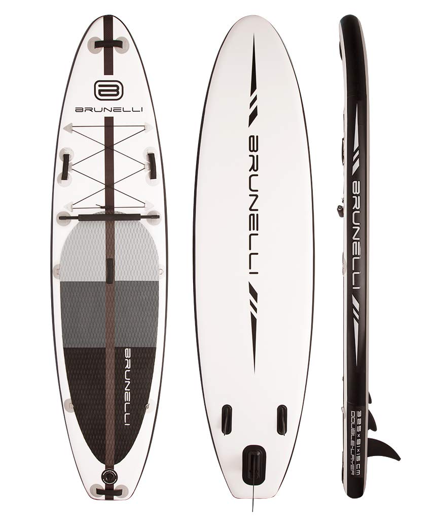 Produktbild von Sup Wagen 92 Liter Rucksack Brunelli SUP Tasche Mit Rollen - 92l Boardbag Für Aufblasbare Stand Up Paddle Boards, Inkl. Rucksackfunktion Brunelli Boardbag Mit Rollen 92L Inflatable SUP Tasche Vaude Reisetasche Mit Rollen