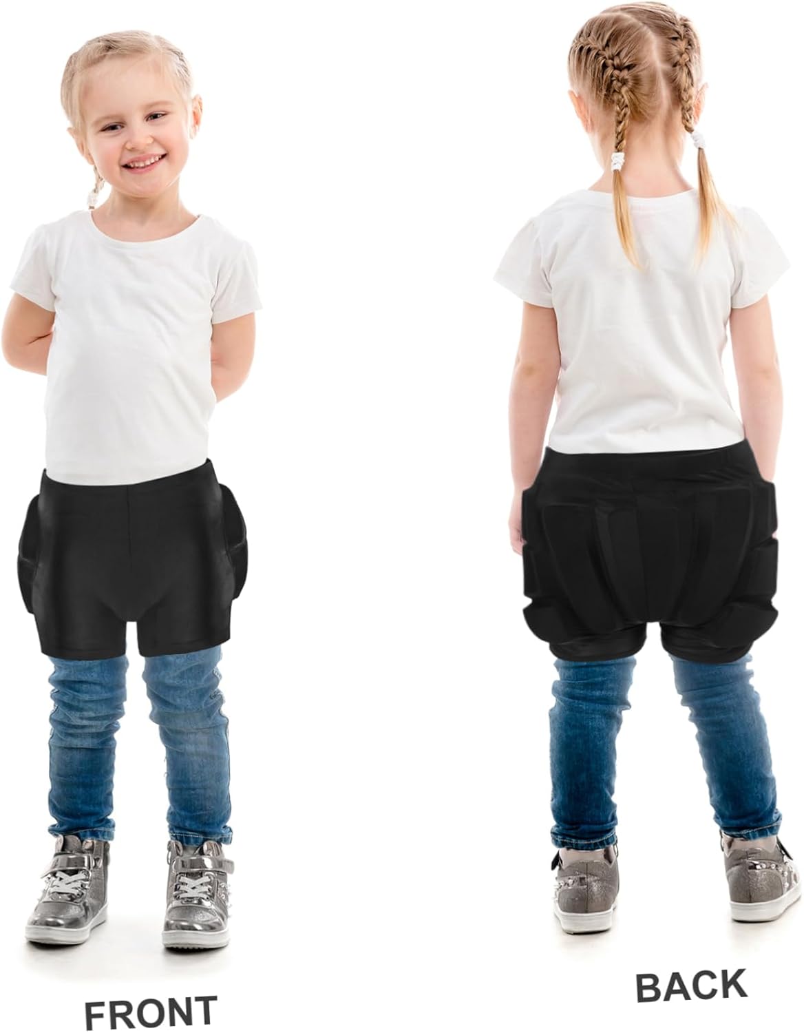 Outanaya Skating Boy Girl Hip Protector Pad Boy Girl Hip Guard for Roller Skating Climbing and Active Play Comfortable and Skin-Friendly Design