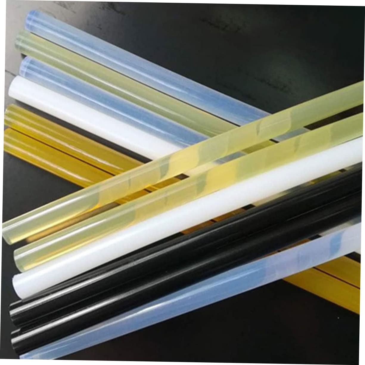 OSALADI 5 Set Colla Caldo Trasparente Stick Adesivi Per Adesione Su Vari Materiali Per Lavori E Riparazioni 30 Pezzi*5