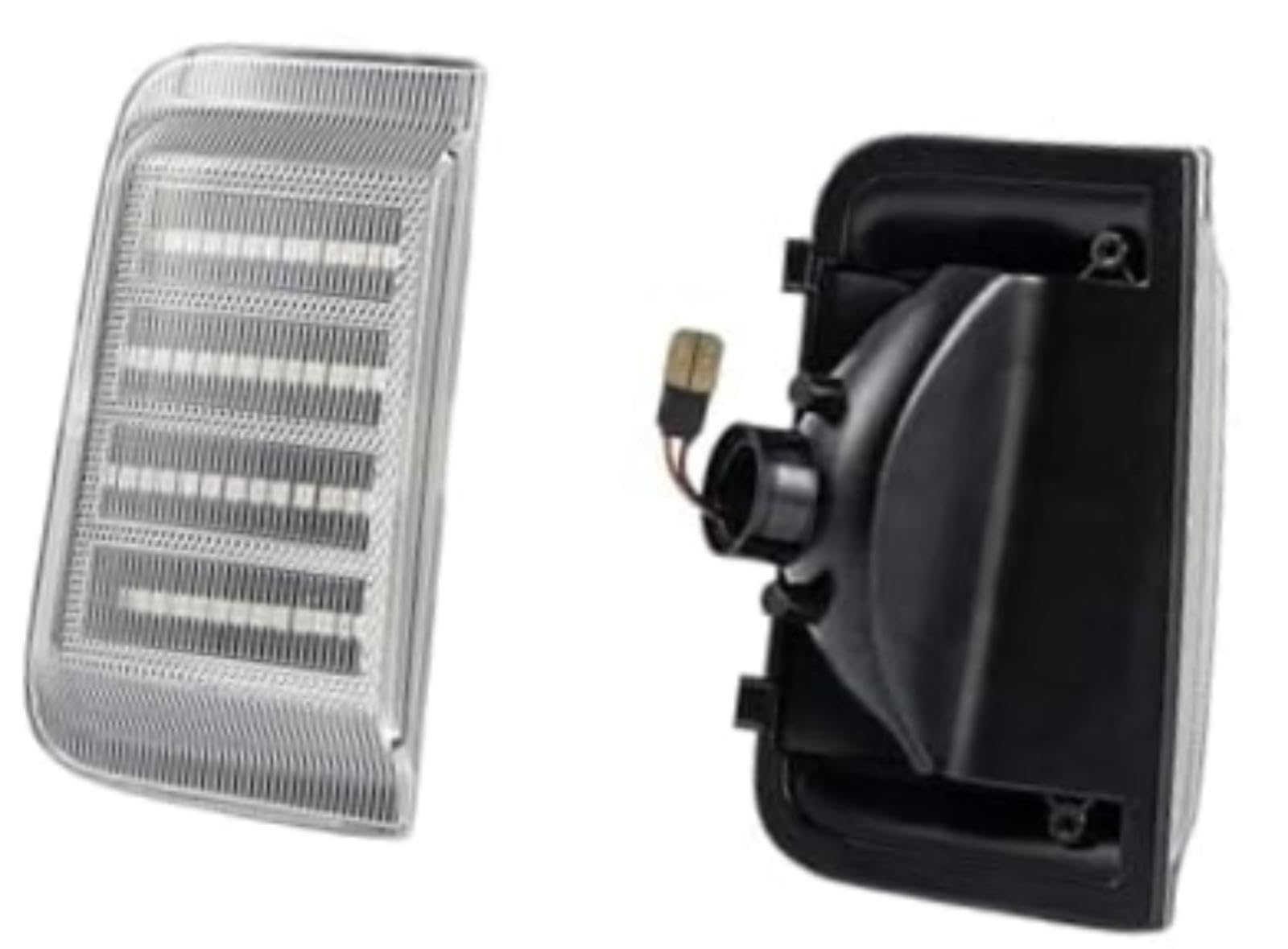 2X Led dynamiczne bursztynowe kierunkowskazy w lusterku bocznym, dla Citroena, dla skoczka, dla przekaźnika 2006-2015-2019 Przedni kierunkowskaz samochodu (1)