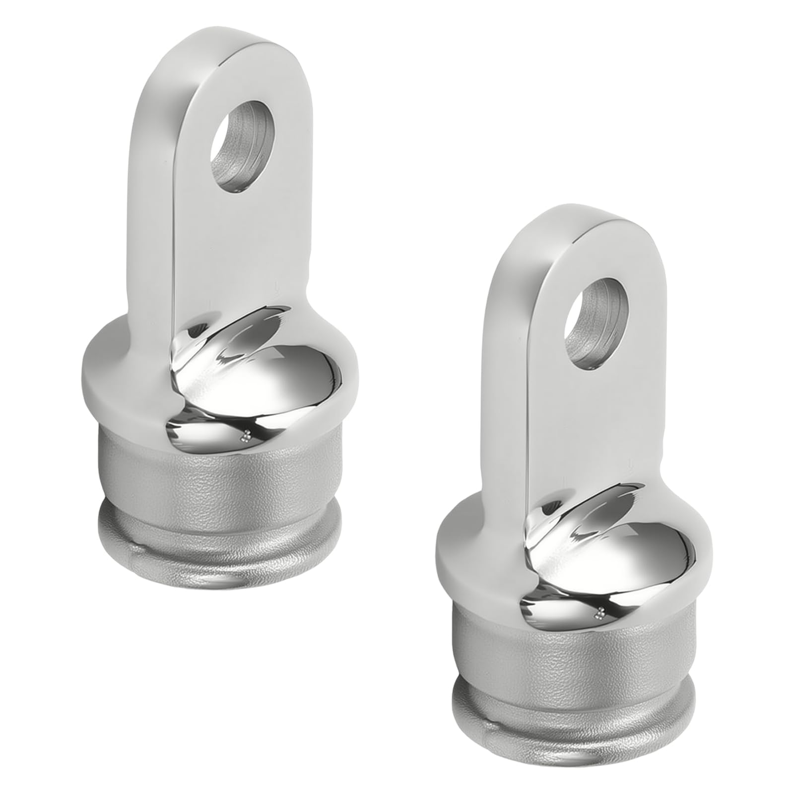 Bimini Top Cap External Eye End 1" Marine Hardware 2 Pcs