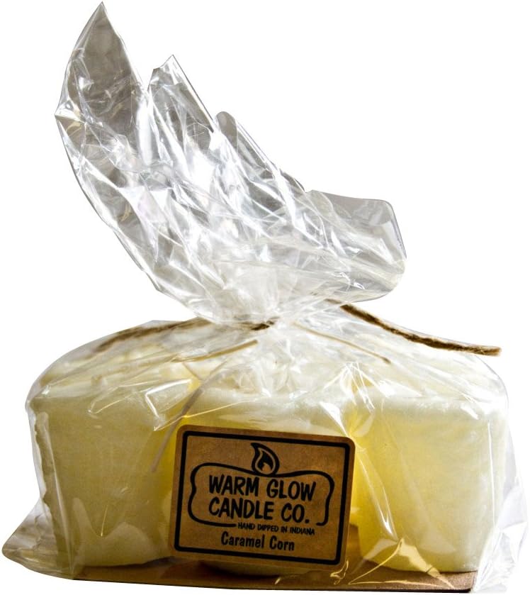 Warm Glow Candle Company Caramel Corn 6 Pack Votive Candles