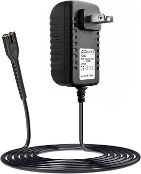 Wahl Clipper Charger, 4V 2A AC/DC Power Adapter, Compatible with Magic Clip 8164 8591 8148 8504 Series, Black