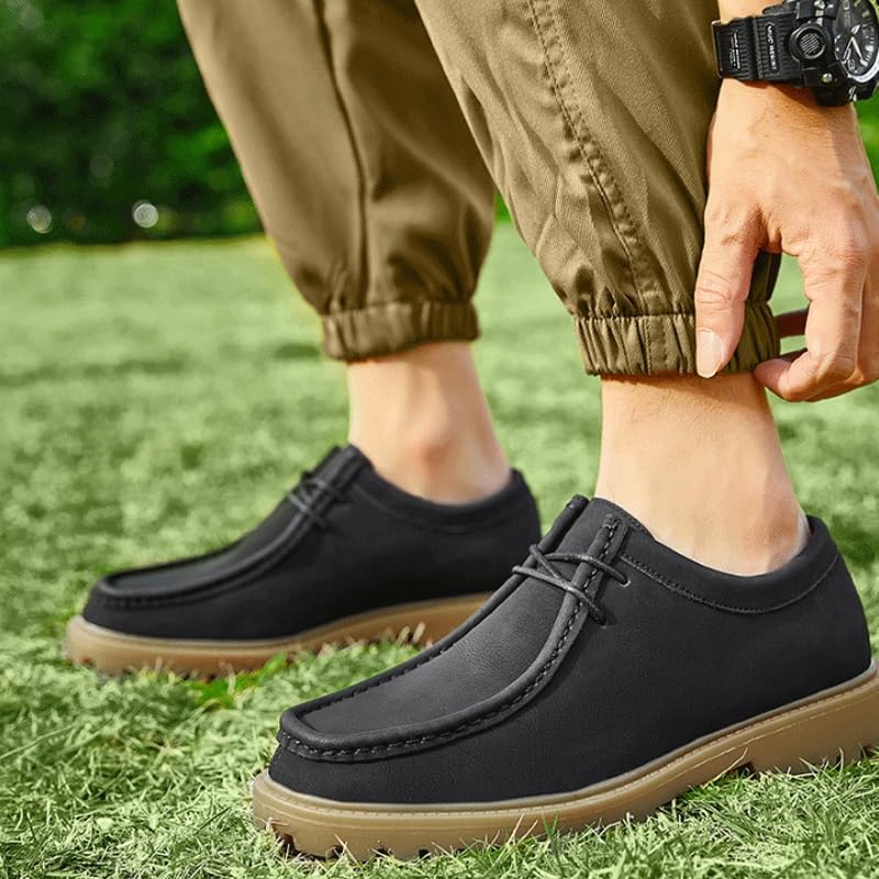 Men's Urban Professional Oxfords Textile-Mesh Hybrid Dress Shoes with Multi-Directional Cooling Vents2