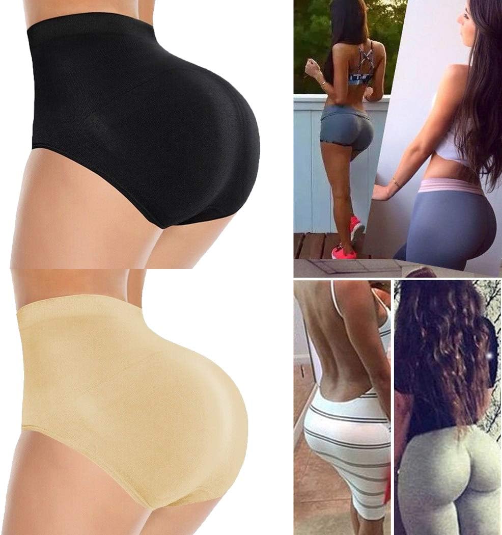FLORATA Women Butt Lifter Panties Padded Shapewear Hip Enhancer Underwear Pads Shorts with Removable Pads - Image 2