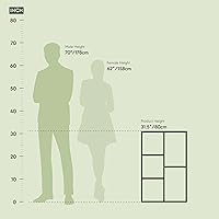 Vista 19 de Furinno - Estantería de cubos de 5 niveles serie Luder para libros y almacenamiento, color negro