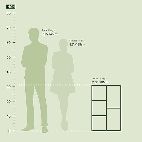 Miniatura 4 de Furinno - Estantería abierta reversible de 5 cubos, color blanco y rosado, 11069WHPI