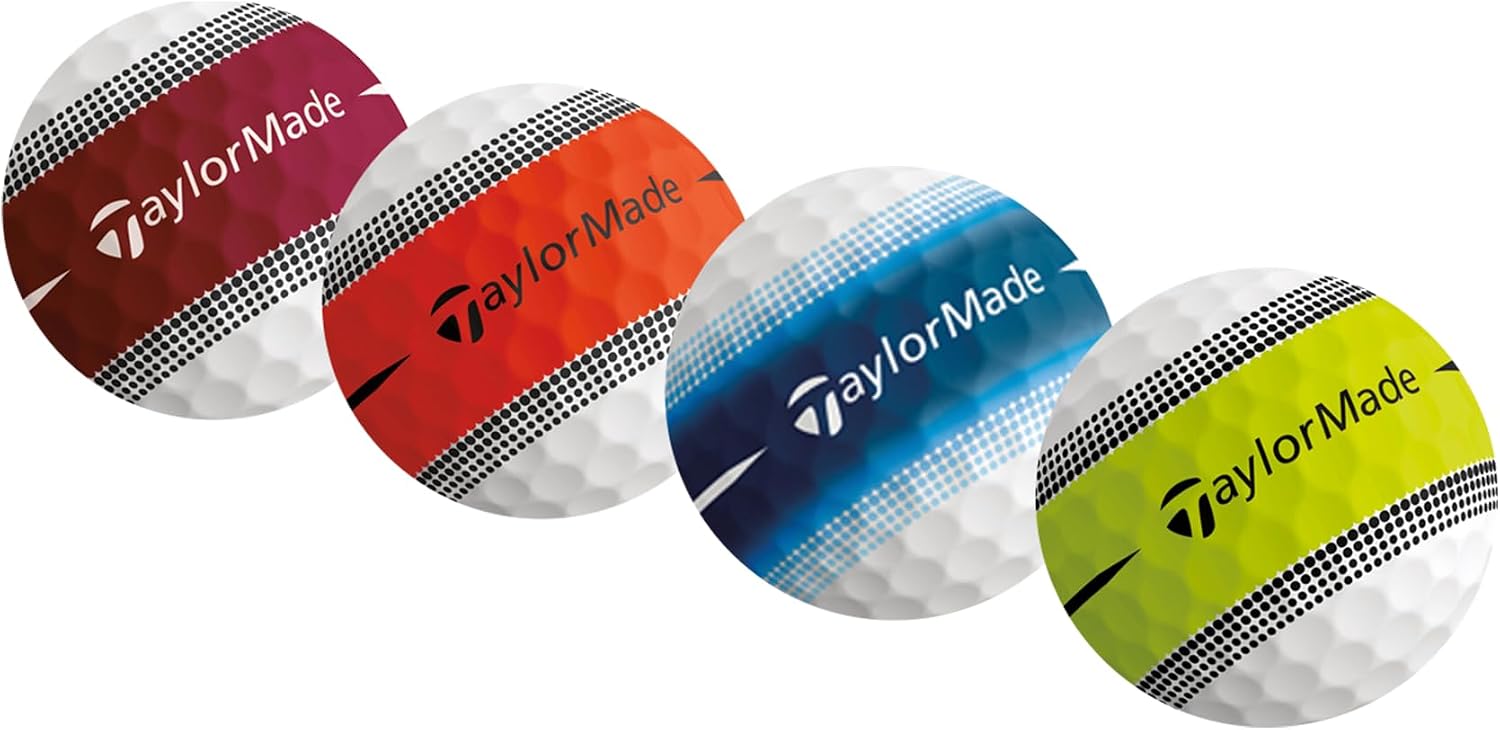 Used and Recycled for Taylormade Tour Response Stripe Mint 5A Choose Color (24 & 48) Golf Balls Mesh Bag Included