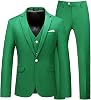 MOGU Men 3 Piece Suit Slim Fit Wedding Tuxedos Formal Prom Suits