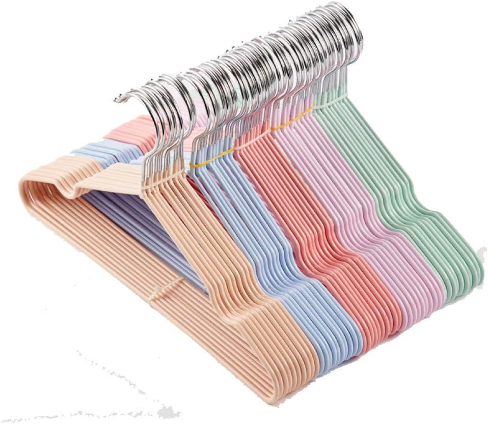 Children's Clothes Hanger Small Hangers Infant Household Children Slip Home Hanging Clothes Baby Drying Rack Trumpet (Children: 50 Silver Ash 1)