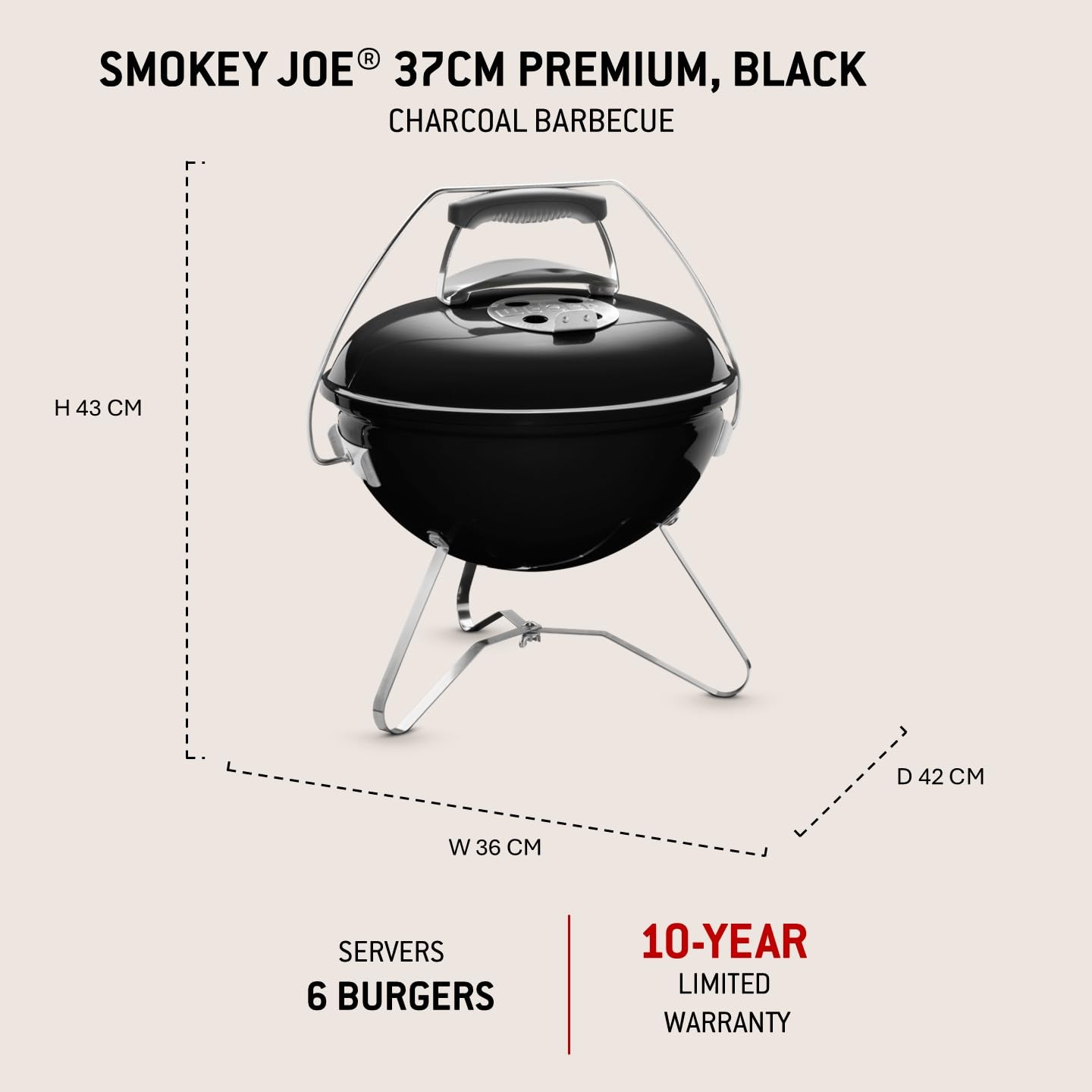 Weber Smokey Joe Premium Holzkohlegrill