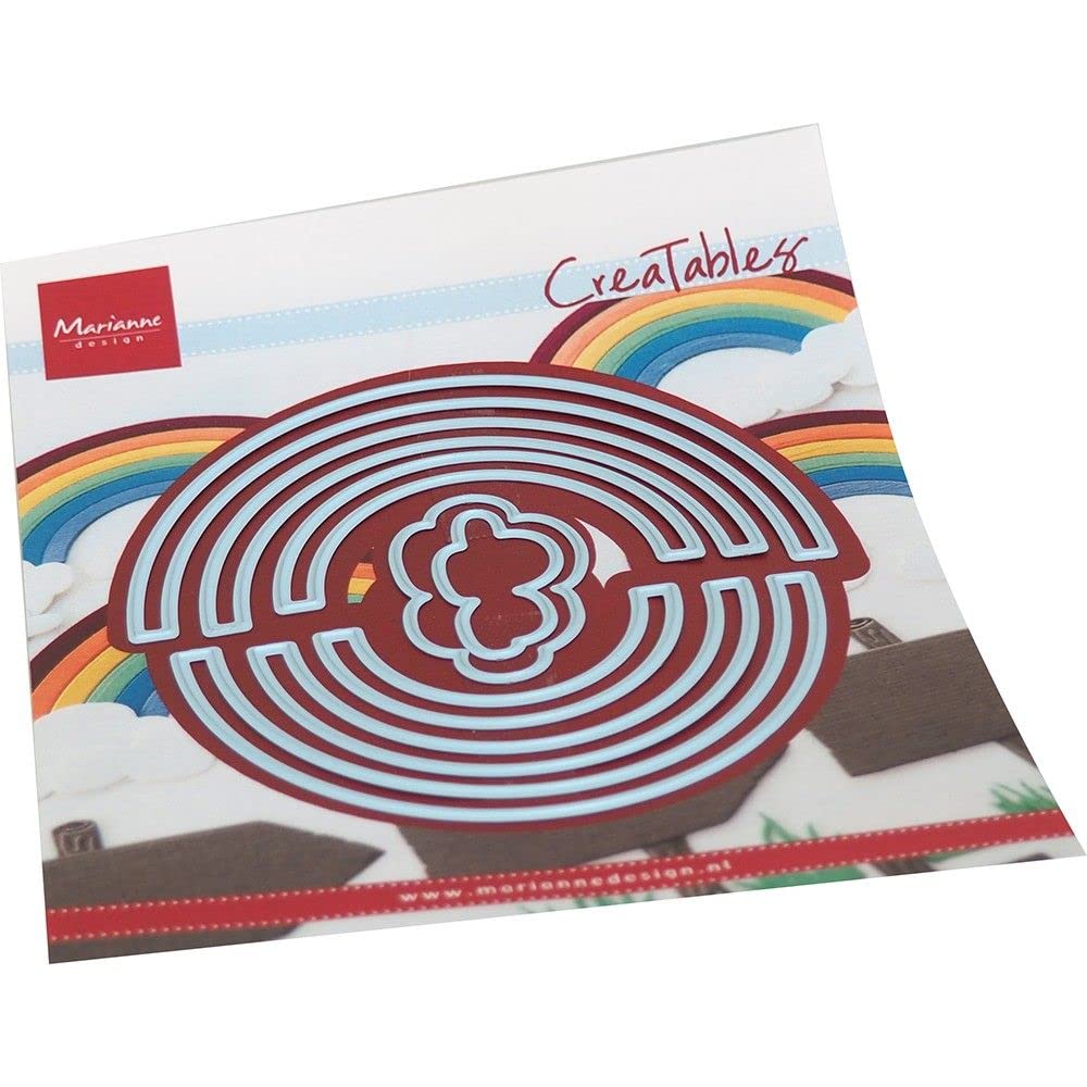 Marianne DesignCreatables, Rainbow, for Paper Craft Projects, Light Blue, One Size