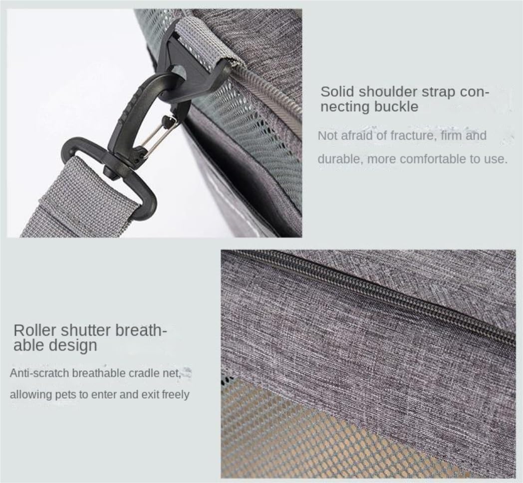 Rucksack Haustier-Tragetasche, Hunde-Reisetasche, Tragbarer Haustier-Ausflugsrucksack, Atmungsaktiv, Weiche Tragetaschen, Katzen-Tragetasche, Hund Haustier(B)