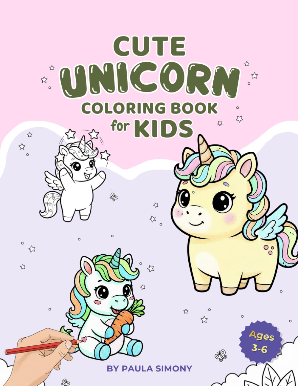 CUTE UNICORN COLORING BOOK FOR KIDS