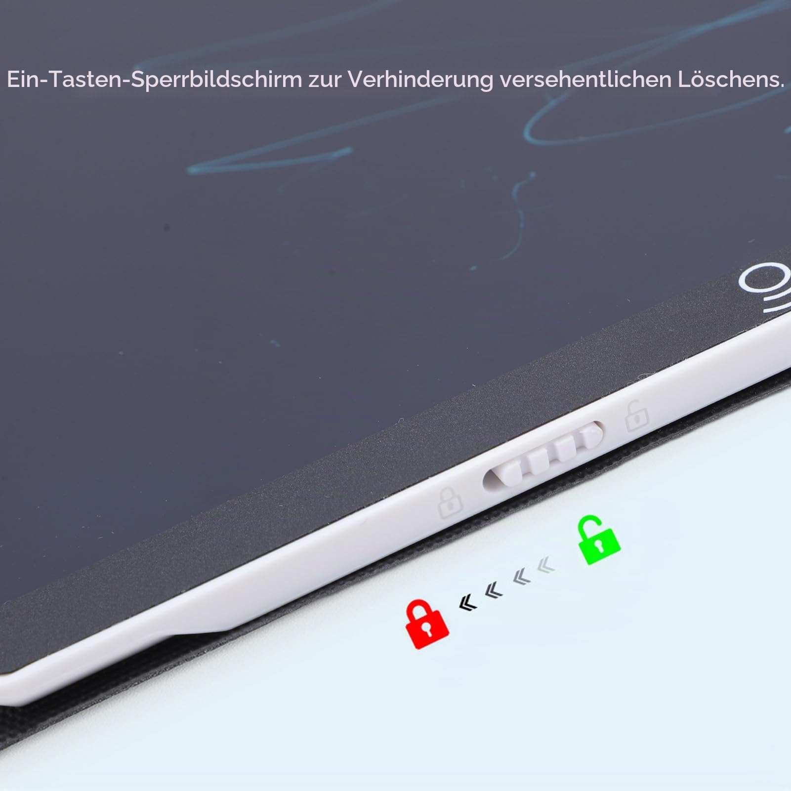 Wiederverwendbares Schreibtablett, 11,5-Zoll-LCD-Bildschirm, Sofortiges Löschen mit Einem klick, mit Stift und Schutzhülle, Digitales Zeichentablett für das Schulbüro zu Hause