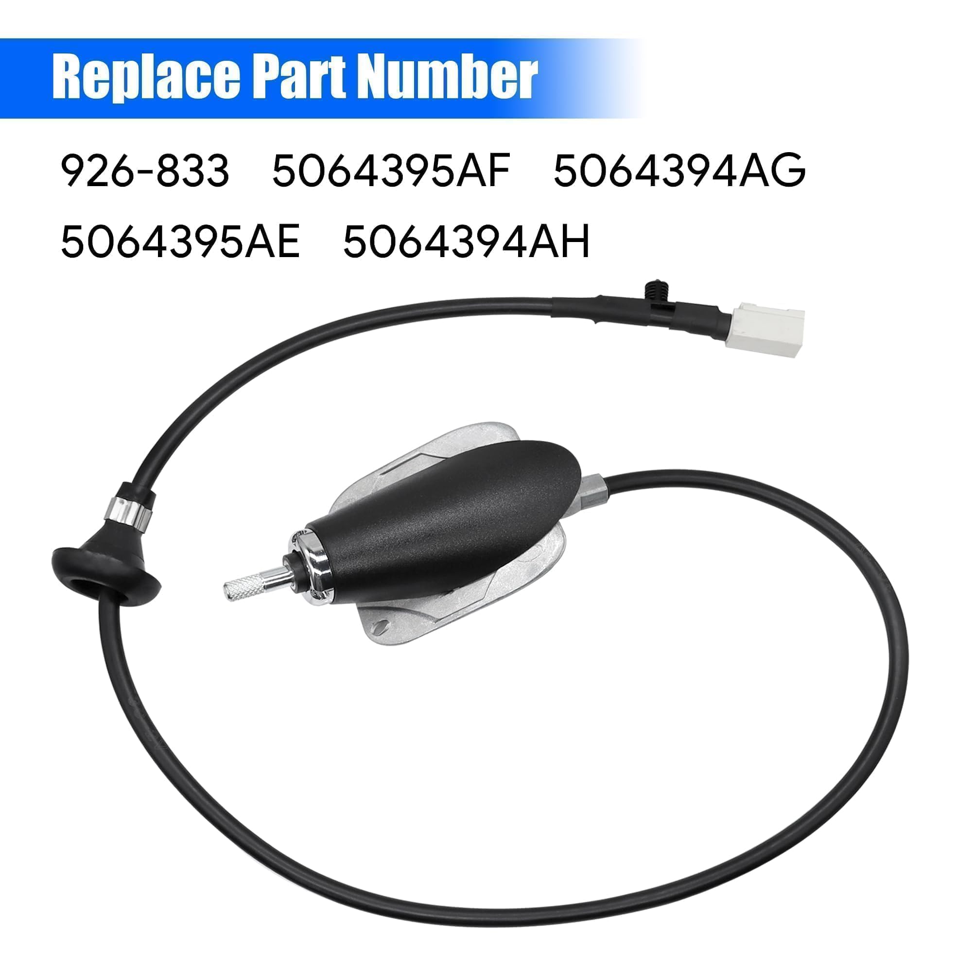 Condition photo showing New/Like New for radio antenna base assembly cable with adapter cover compatible with dodge ram 1500 2500 3500 4500 5500 2009-2021 replace ?5064394ag 5064395ae 5064394ah