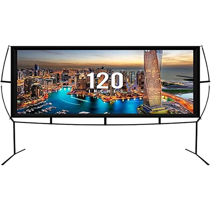 Buy KHOMO GEAR Portable Projector Screen 120 Inch Projector Screen