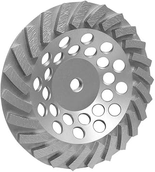 7" x 5/8-11" Turbo Cup Wheel Grinding Grinder 24 Segments Wet/Dry for Concrete Masonry