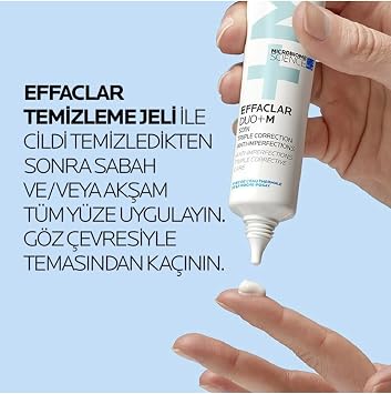 La Roche Posay Effaclar- Niasinamid İçerikli Koyu Leke Karşıtı Matlaştırıcı Duo+ M Krem 40 ml 109355-1-5