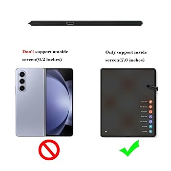 SAMSUNG - crayon Samsung S Pen - Fold Edition - active stylus - black - for