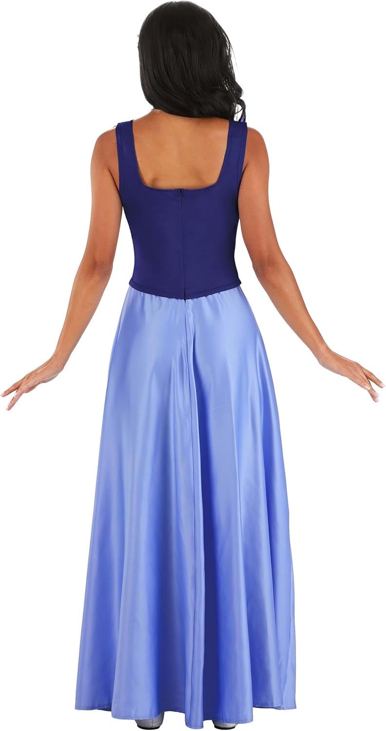 Disney Women's Vanessa Ursula Costume from The Little Mermaid with Shell Necklace